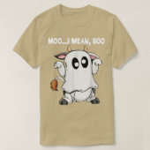 Ghost Koe Moo I Mean Boo Halloween, Koe Lover T-shirt (Design voorkant)