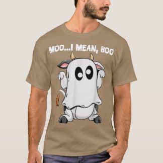 Ghost Koe Moo I Mean Boo Halloween, Koe Lover T-shirt