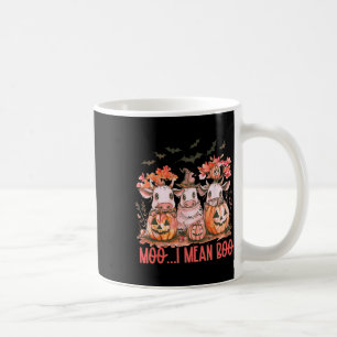 Ghost Koe Moo I Mean Boo Pumpkin Halloween Koffiemok