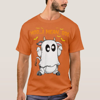 Ghost Koe Moo I Mean Boo Pumpkin Moon Easy Hwe T-shirt