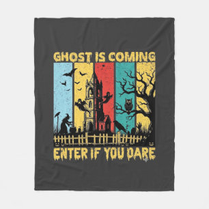 Ghost komt Halloween spookhuis heks Uil_ Fleece Deken