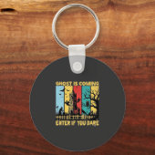 Ghost komt Halloween spookhuis heks Uil_ Sleutelhanger (Voorkant)