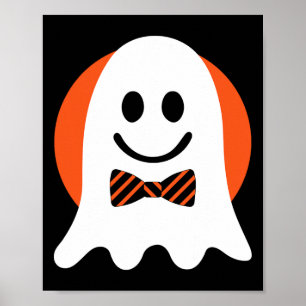 Ghost Kostuum Halloween Gezicht Mannen Vrouwen Vol Poster