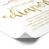 Ghost Late Night Diapers Baby shower Game Sign Poster (Hoek)