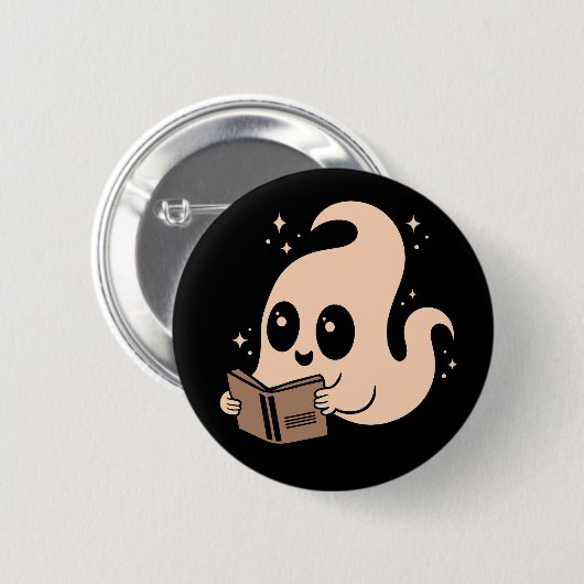 Ghost-leesboeken Ronde Button 5,7 Cm (Voorkant /achterkant)