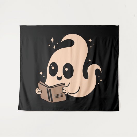 Ghost-leesboeken Wandkleed (Voorkant (horizontaal))