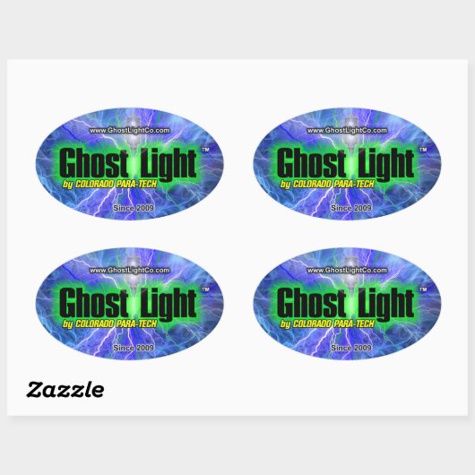 Ghost Light™ ovale Sticker #1 (Vel)
