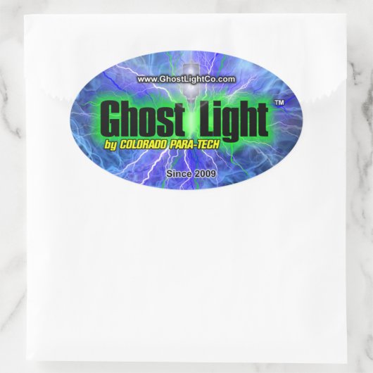 Ghost Light™ ovale Sticker #1 (Tas)