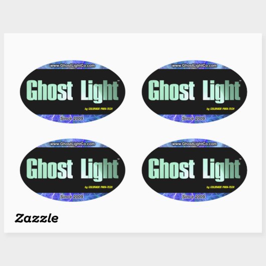 Ghost Light™ ovale Sticker #2 (Vel)