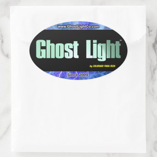 Ghost Light™ ovale Sticker #2 (Tas)