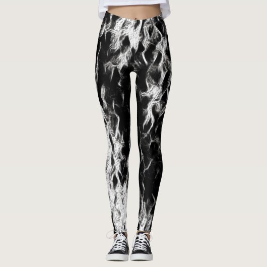 Ghost Lightning Rave Leggings (Voorkant)