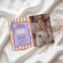 Ghost Little Boo Baby Shower Uitnodigingsfoto