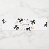 Ghost Little Boo Halloween Baby shower Waterfles Etiket (Enkel label)