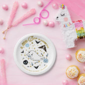 Ghost Little Boo Halloween Boy Baby shower Papieren Bordje (Feest)
