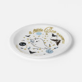 Ghost Little Boo Halloween Boy Baby shower Papieren Bordje (Gekanteld)