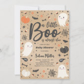 Ghost Little Boo is te danken aan Halloween Baby s Kaart (Voorkant)