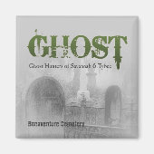 GHOST Logo Square Magnet (Voorkant)