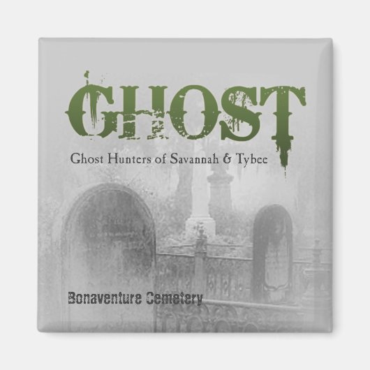 GHOST Logo Square Magnet (Voorkant)