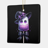 Ghost Lollipop Keramisch Ornament (Links)