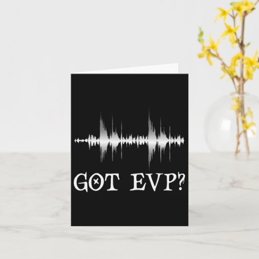 Ghost Magnet Ghost Hunting Ghost Hunter Paranormaa Kaart (Gele Bloem)