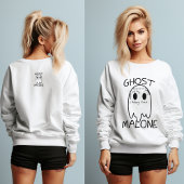 Ghost Malone Halloween Sweatshirt Schattige Funny 