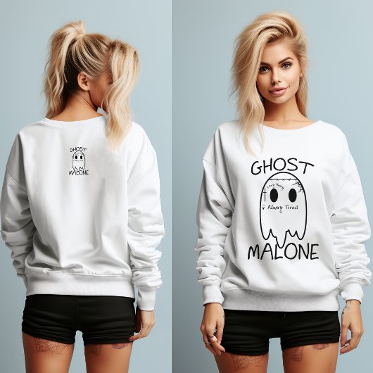 Ghost Malone Halloween Sweatshirt Schattige Funny 