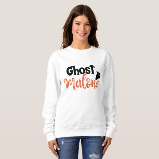 Ghost Malone Sweatshirt Crewneck | Post Malone (Voorkant volledig)