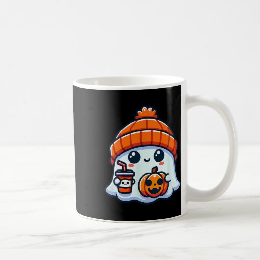 Ghost Mannen Halloween Koffiemok (Rechts)