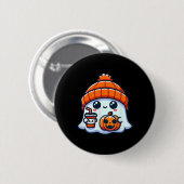 Ghost Mannen Halloween Ronde Button 5,7 Cm (Voorkant /achterkant)