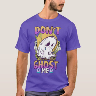 Ghost me geen Sad Spooky Halloween Costume Mannen  T-shirt