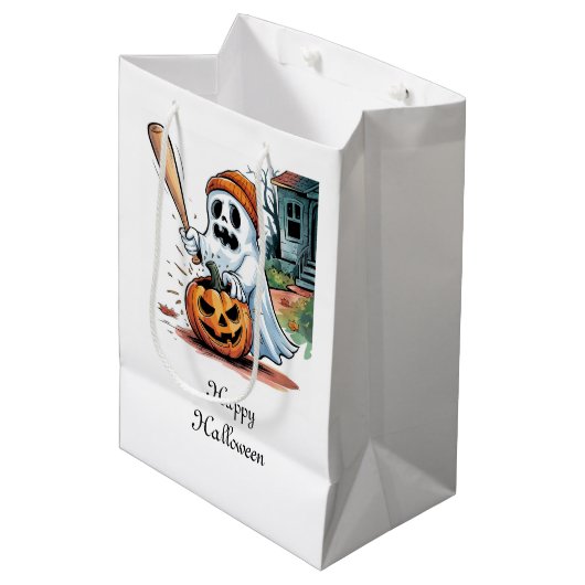 Ghost Medium Cadeauzakje (Voorkant Gekanteld)