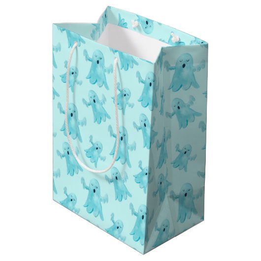 Ghost Medium Cadeauzakje (Achterkant Gekanteld)