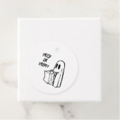 Ghost met Bag Trick or treat Bedankjes Labels (In situ)