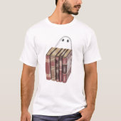 Ghost met Boeken T-Shirt (Voorkant)
