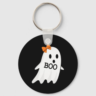 Ghost met Bow Boo Halloween kostuum voor meisjes K Sleutelhanger