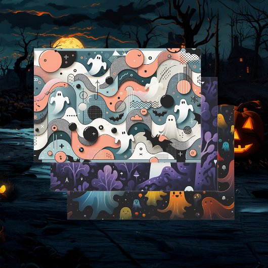 Ghost met de meeste inpakpapier vel