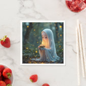 Ghost met een verjaardagscupcake servet (Insitu)