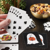 Ghost met Jack-o-Lantern Pokerkaarten (Insitu)