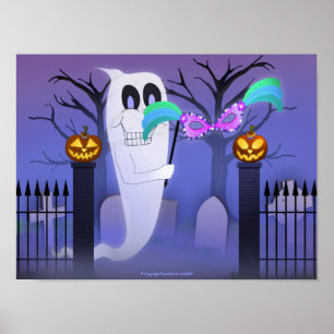 Ghost met Masker Poster
