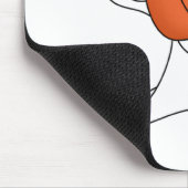 Ghost met Oranje pompoen Muismat (Hoek)