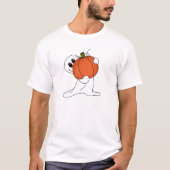 Ghost met Oranje pompoen T-shirt (Voorkant)