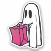 Ghost met Pink Bag Trick voor het behandelen van H Sticker (Voorkant)