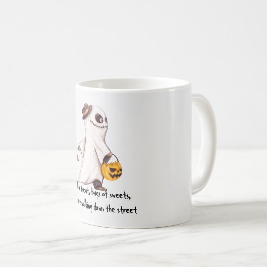 Ghost met Pumpkin Koffiemok (Voorkant rechts)