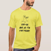 Ghost met tekst Est-ce que je t'ai fait peur? T-shirt (Voorkant)