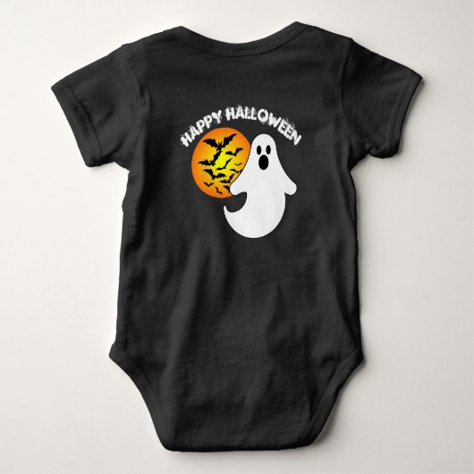 Ghost met vleermuizen in het motorlicht romper (Achterkant)