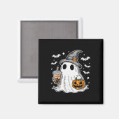 Ghost Milktea Ghost Drink Bubble Tea Magneet (Voorkant / Achterkant)