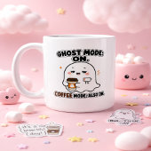 Ghost Mode Aan Coffee Mode Grote Halloween Mok Cad