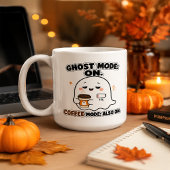 Ghost Mode Aan Coffee Mode Grote Halloween Mok Cad