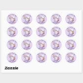 Ghost Mode: Aan – Halloween-spookstickers Ronde Sticker (Vel)