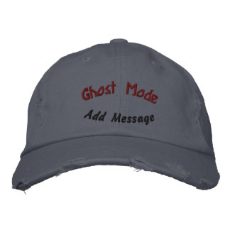 Ghost Mode Vibe Voeg Bericht Schotland Blau Myster Geborduurde Pet